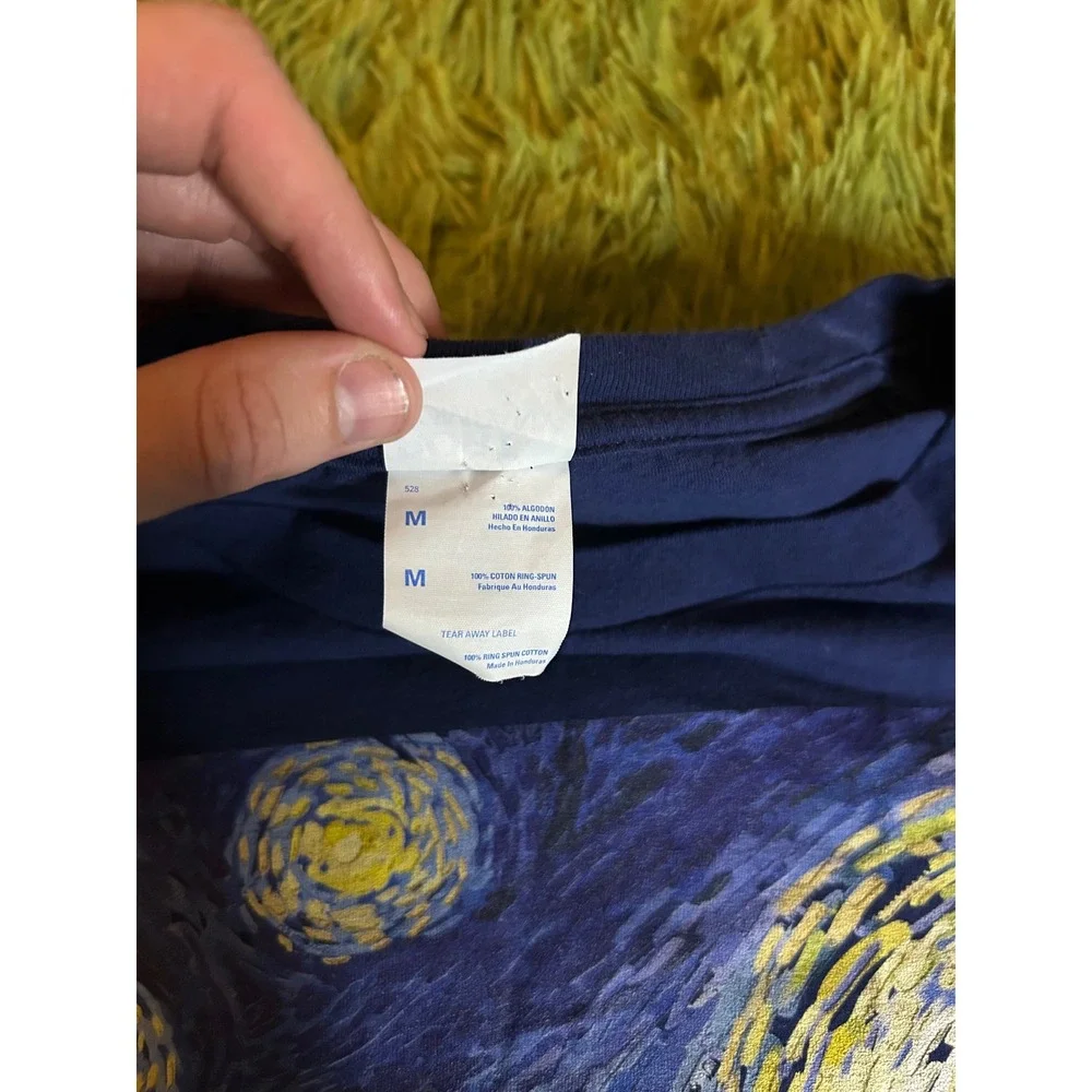 Star Wars Long Sleeve Men Medium Blue Starry Night Stormtrooper Graphic Shirt - Picture 2 of 8